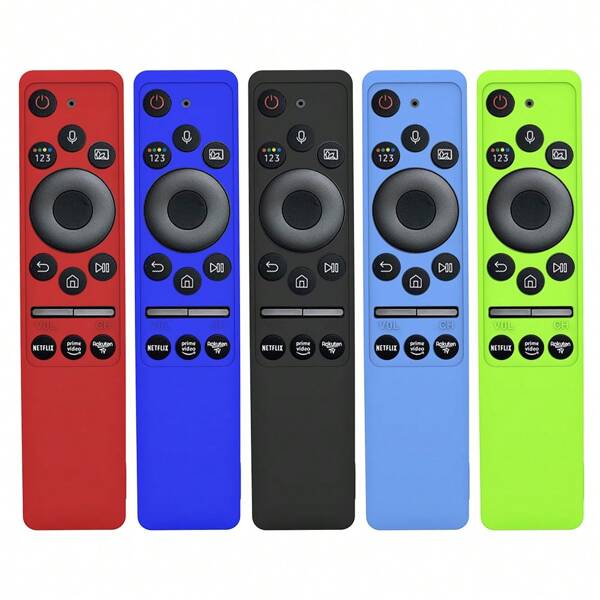 1pc Soft Silicone Protective Case Cover Compatible With Samsung TV Remote Control BN59-01312A/01312B, Full Body Protection,Bag,Organizer,Storage