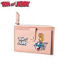 官方正品多功能钱包拉链扣学生卡包手拿包零钱包卡包可装小钱多卡。 - 粉色 - 查看 2