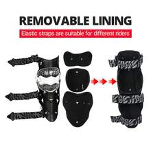 Red Motocross Knee Pads Motorcycle Knee Guard Moto Protection Motocross Equipment Motorcycle Knee Protector Safety Guards - Multicolor - View 4