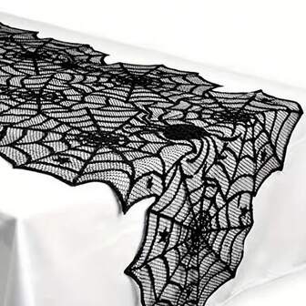 1pc Spiderweb Disposable Table Runner