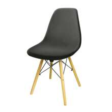 Adir Set De 4 Sillas Eames Modernas Minimalistas - Negro - Ver 3