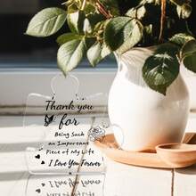 To My Love Gifts-1pc Transparent Block Puzzle Acrylic Plaque, I Love You Gifts For Him Her, Special Friendship Gifts, Romantic Anniversary Wedding Gift, Birthday Gift, Unique Happy Retirement Gifts, Mother's Day Gifts, Friend Gifts, Graduation Gifts, A Great Gift For Retirees Apperciation Gifts For Girlfriend Friends Son Daughter Wife Husband Grandma, Grandpa Father Mother Father-In-Law Mother-In-Law Sister Brother Uncle Aunt Teacher Women Men, Thank You Gift For Her - YKL081 - View 6