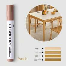 1 Furniture Repair Marker, Wooden Cabinet, Floor Repair And Filling Rod, Scratch Recovery Kit, Touch Up Paint Pen, Composite Material Repair (Some Styles, Positions Or Logos Are Randomly Shipped And Do Not Affect Use)