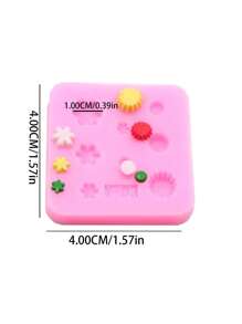 Soft Clay Resin Miniature Decorative Pendant Earring Making Mold, Tiny Realistic Miniature Decorative Pendant Earring Hair Clip Making Mold