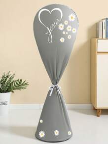 Universal Full Coverage Floor Standing Electric Fan Dust Cover, Anti-Dust Protective Cover With Storage, Grey,Bag,Organizer,Storage,Kitchen Decor,Household Items - Grey - View 9