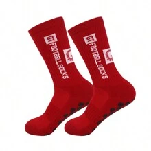 运动户外 1 双男式足球袜防滑防滑抓地垫适用于足球篮球运动抓地袜 - 彩色 - 查看 9