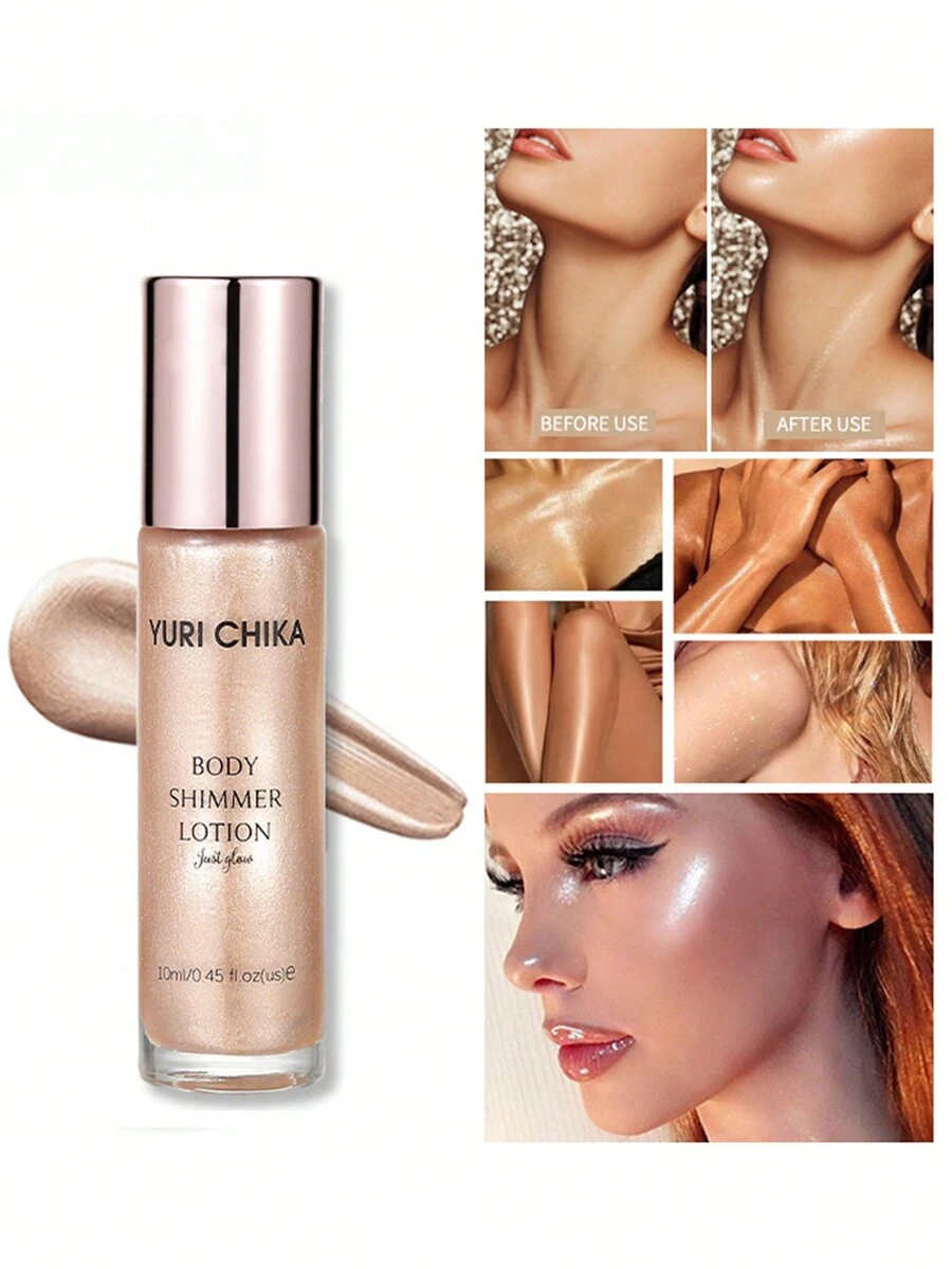1 Kem bắt sáng dạng lỏng dành cho mặt & toàn thân, Kem dưỡng da rạng rỡ tỏa sáng - Nhiều màu - Xem 1