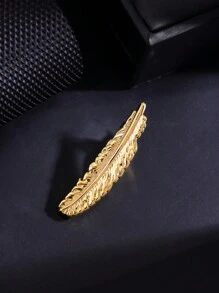 1入金色個性化朋克風領帶夾，多種選擇適合男士晚會 - 金黃色 - 查看 43