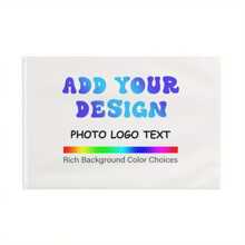 Custom Double-Sided Flag - Personalize With Your Text, Photo, Or Logo - Durable Polyester Outdoor Banner For Indoor/Outdoor Decoration - 4X6Ft - Multicolor - View 12