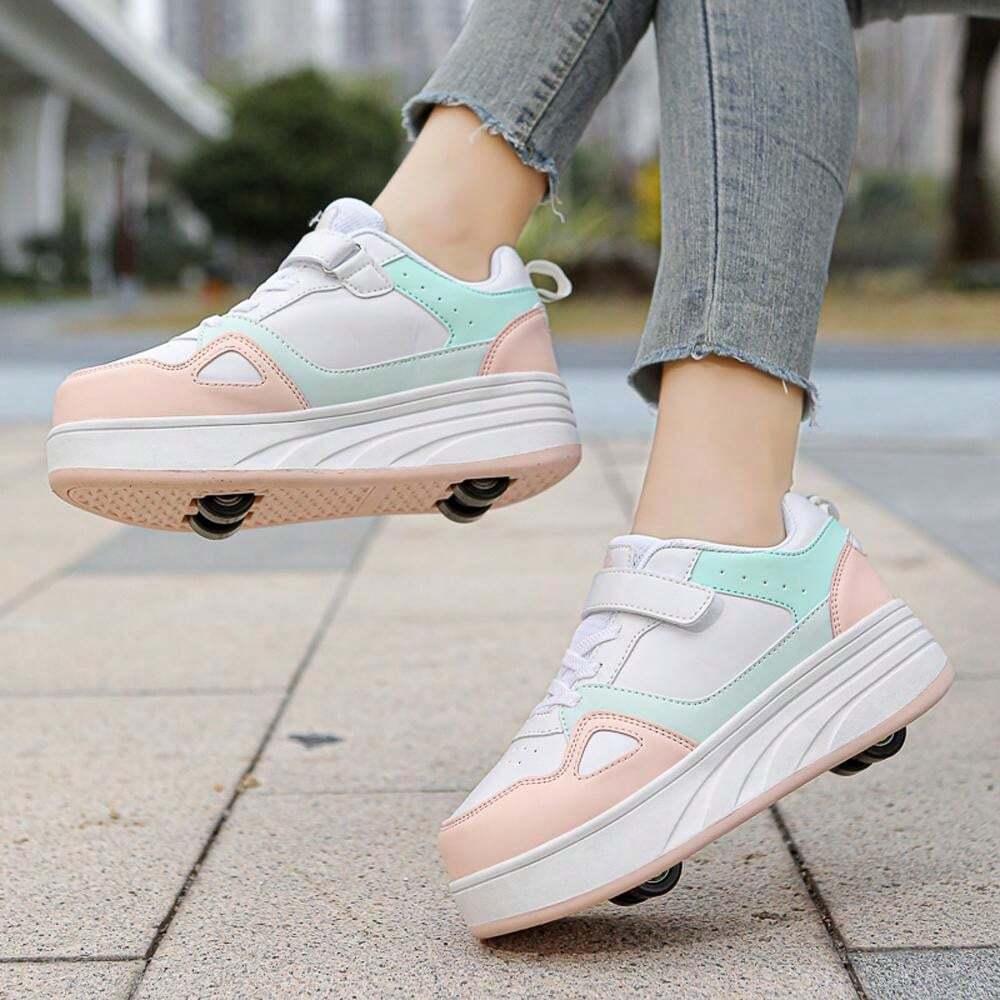 4Wheel Roller Skate Shoes, New Heelys Sneakers With Removable Wheels