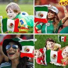 32cm+50cm Letrero Globo Viva Mexico Con Bandera De México Globo Película Aluminio Con Bandera De México 15 Septiembre Sala de estar decorada con globos desfile de globos Fiesta temática mexicana - A - Ver 8