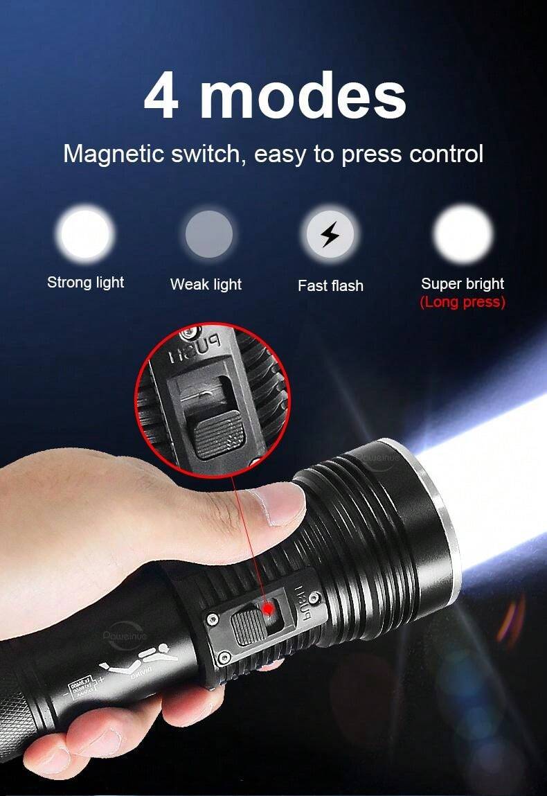 Torcia Subacquea Pegasub Diving Elite 3000 Lumen