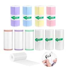 10 RollsThermal Mini Sticker Printer Paper,57mm X 25mm Mini Thermal Printer Sticker Paper,Mini Pocket Printer Sticker Paper For Most Kids Instant Camera, Kids Instant Camera Mini Printer Paper - Multicolor - View 1