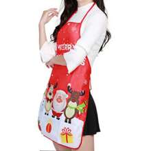 Delantales de cocina navideños con patrones navideños, delantales para hornear para cena, restaurante, fiesta de Navidad, mejores regalos, decoración de cumpleaños, decoración del hogar, decoraciones navideñas, decoración de habitaciones de invierno - Multicolor - Ver 8