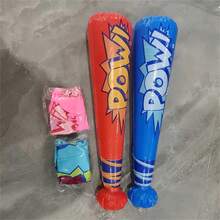 1pc Inflatable Baseball Bat For Summer Pool Baseball Theme Birthday Party Gift Halloween Gift - Multicolor - View 5