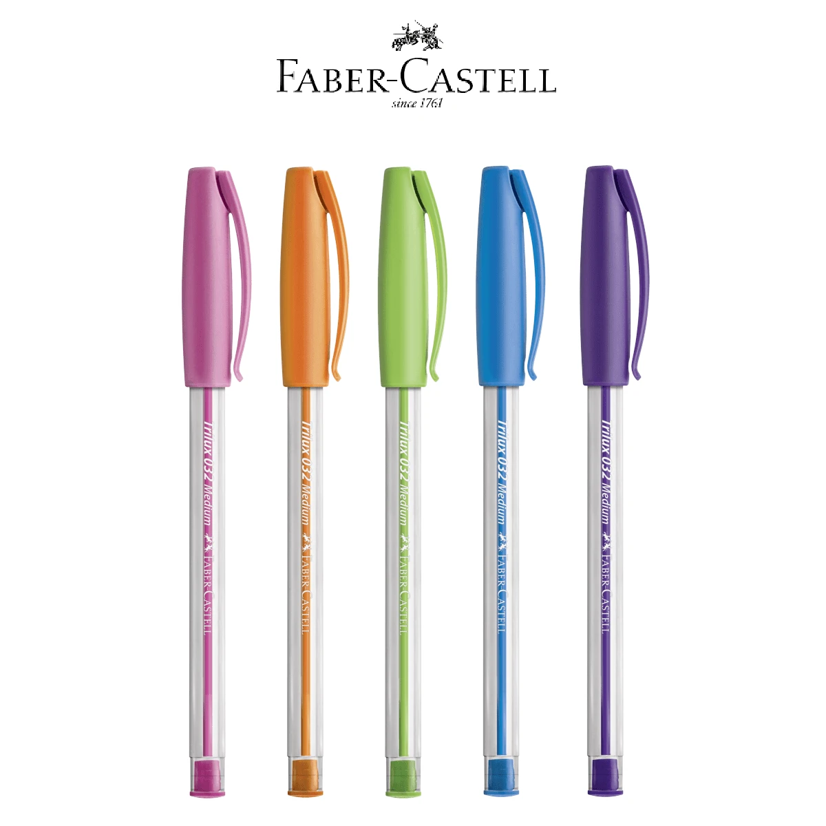 Kit With 5 Colors Faber Castell Trilux Pens - Bộ có 5 màu - Xem 1