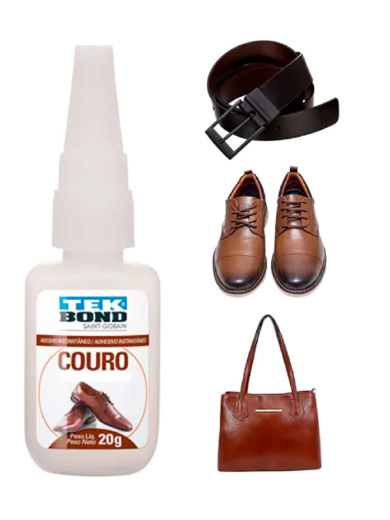 Tek Bond Leather Glue 20 Gram Tube - White - View 1