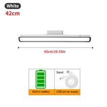 1pc LED Desk Lamp, 3 Light Modes, Dimmable, Touch Control, Magnetic Installation, Flicker-Free Eye Protection, 88° Adjustable Angle, 42cm/32cm Length, Suitable For Desk, Study, Office Lighting, Night Light