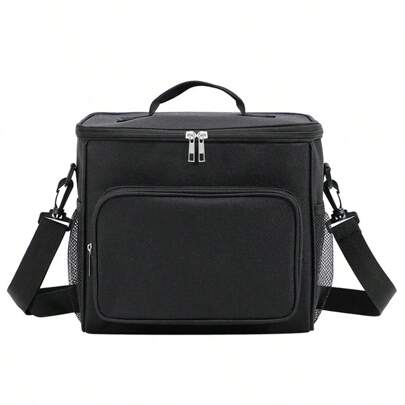 Bolsa Térmica Grande Fitness Piquenique Portátil para Lanches Marmita Dobravel Alça Ajustavel