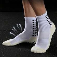 7 Pcs/Set Thickened Soccer Socks, Soccer Shin Guard, Shin Guard Sleeves, Men's And Women's Adhesive Non-Slip Socks - Multicolor - View 7