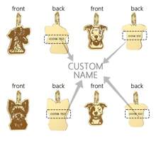 1 Máy Tính Cá Tính Thẻ ID Khắc Cho Thú Cưng Chó ID Thẻ Thú Cưng Chó Móc Khóa Tùy Chỉnh Chó Mặt Dây Chuyền Vòng Cổ Chống Mất Thẻ Tên - chó - Xem 5