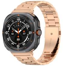 Pasek ze stali nierdzewnej kompatybilny z Galaxy Watch 7 Ultra 47 mm Metalowa bransoletka zamienna kompatybilna z paskiem Galaxy Watch Ultra z narzędziem