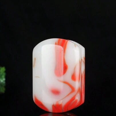 1 Stück natürlicher Jade Gürtelschnalle, exquisiter Schmuck, glücksbringendes und friedliches Amulett Schmuckstück, handgefertigte Schnitzerei, Edelstein Gürtel, Bergkristall, Geschenk für Männer, geeignet als Geschenk für Feierlichkeiten, Bergkristall Geschenk