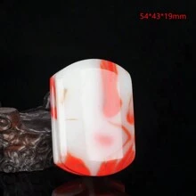 1 pieza Hebilla de cinturón de jade natural, joyería fina,  de paz afortunado, joyería tallada a mano, cinturón de gema, cristal de cuarzo, regalo para él, adecuado para regalos de fiesta festiva, regalos de cristal de cuarzo