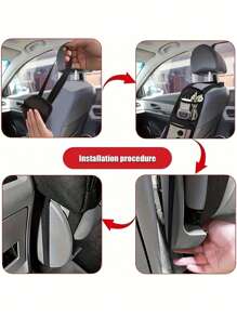 1 Pieza Bolsa de almacenamiento para asiento de carro, ligera y conveniente, bolsa colgante con múltiples bolsillos, bolsa de almacenamiento lateral para asiento multifuncional para guardar y organizar artículos varios del auto, bolsa de malla que se adapta a la mayoría de coches, SUV, camionetas, etc. La bolsa de almacenamiento para el auto puede almacenar la mayoría de los artículos y mantener sus accesorios de auto limpios y ordenados