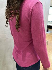 FLASH BLOUSE - Màu Hồng Tươi - Xem 3