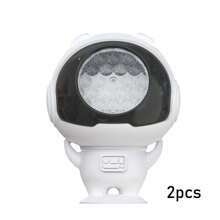 2 件旋转 RGB LED 圣诞投影仪灯，USB 供电仙女灯，带 16 种雪花图案，床头圣诞节和新年家庭派对装饰夜灯，送给情侣、同事、家人的礼物 - 彩色 - 查看 11