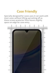 2pcs Anti-Explosion Anti-Scratch Privacy Tempered Glass Screen Protector Film Compatible With Motorola/Redmi/Honor/OPPO/VIVO/Realme/Nokia/Infinix/OnePlus/ZTE/, Anti-Peeping, Shell-Friendly, Hydrophobic And Oleophobic, Durable Waterproof Shockproof Anti-Fall Anti-Fall Anti-Fingerprint Full Cover - Black - View 7