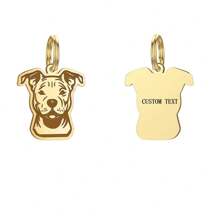 1 Máy Tính Cá Tính Thẻ ID Khắc Cho Thú Cưng Chó ID Thẻ Thú Cưng Chó Móc Khóa Tùy Chỉnh Chó Mặt Dây Chuyền Vòng Cổ Chống Mất Thẻ Tên - chó - Xem 31