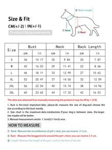 HOLAPET 1pc Windproof Warm Thermal Lined Dog Jacket For Medium/Small Pets - Сірий - Переглянути 2