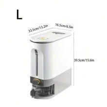 1pc M Size Moisture-Proof And Insect-Proof Sealed Rice Bucket With Large Capacity For Grain Storage - L - View 10