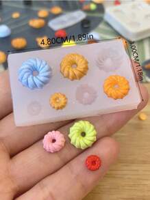 Soft Clay Resin Miniature Decorative Pendant Earring Making Mold, Tiny Realistic Miniature Decorative Pendant Earring Hair Clip Making Mold