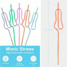 Set de 5 pajitas de fiesta individual, pajitas divertidas, pajitas de novia, pajitas de colores reutilizables y novedosas, excelentes para fiestas de cumpleaños/despedidas de soltera/duchas nupciales/decoraciones de cócteles, Navidad