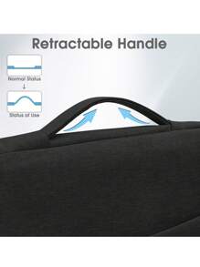 Laptop Sleeve Bag Compatible With 13/14/15/16 Inch Air/ Pro/IPad/Surface/ Apple Laptop/Dell/HP Computer Bag Accessories Polyester Case With Pocket[Gift Rhinestone Data Cable] - Multicolor - View 6