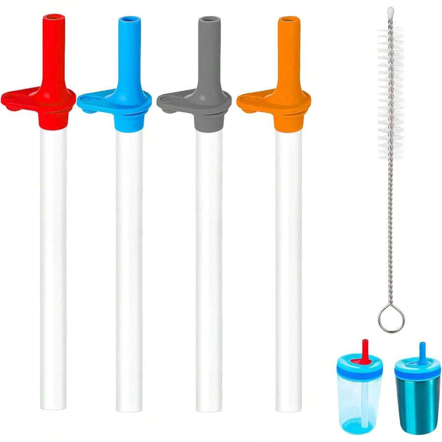 Replacement Straws And Bite Valve Compatible With Zak Designs Kelso 15