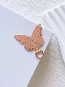 1 pieza Almohadilla para teléfono, clip de sujeción para cuerda de teléfono, almohadilla colgante de cuerda antiperárdida de acero inoxidable para estuche de teléfono - Multicolor - Ver 8