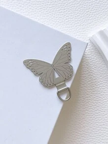 1 pieza Almohadilla para teléfono, clip de sujeción para cuerda de teléfono, almohadilla colgante de cuerda antiperárdida de acero inoxidable para estuche de teléfono - Multicolor - Ver 9