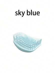 Lược Massage Vuông Rỗng Cho Cả Sử Dụng Khô Và Ướt, Lược Chải Tóc Bằng Nhựa Cho Tóc Mượt, Hình Dạng Lông Tơ, Độ Đàn Hồi Cao, Phục Hồi, Không Biến Dạng, lược Massage Tóc, Răng Lược Mềm Phù Hợp Với Da Đầu, Tóc Mượt, Lược Vuông Rỗng - Nhiều màu - Xem 7