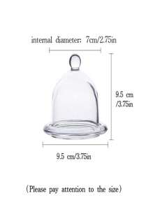 Juego de un solo set de copas de cristal, adornos de vidrio, decoración de escritorio, restaurante de jardín, exhibición de pastelería, Recipientes para frutas y dulces