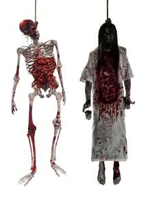 1pc Halloween Window Decal - Skeleton, Female Ghost, Blood Stain & Handprint, Zombie Wall Sticker For Party, Bedroom Halloween Party,Home Decor,Kitchen Decor,Halloween Decor,Room Decor,Christmas Decor,Party Decor,Party Gift,Halloween Decorations,Christmas Decorations,Halloween Gift,Christmas Gift,Kitchen Items,Kitchen Utensils,Kitchen Tools,Kitchen Things. - Multicolor - View 5