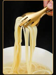 Thickened Stainless Steel Finger-Shaped Food Tong, Suitable For Frying, Steak, BBQ And Buffet