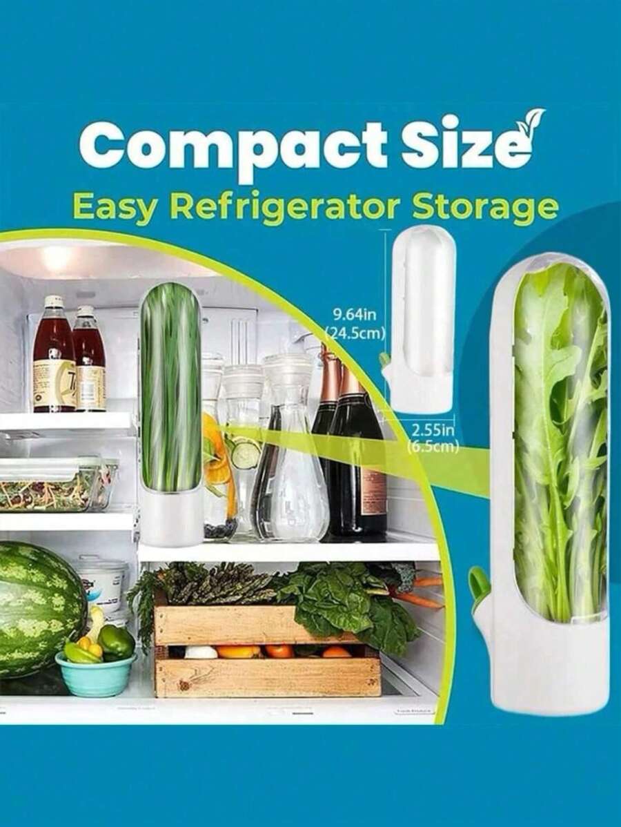 1pc Herb Keeper Container With Pod For Preserving And Storing