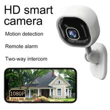Camera an ninh thú cưng tại nhà HD Mini WiFi, Xoay 360, Liên lạc thoại hai chiều từ xa bằng ứng dụng, Theo dõi phát hiện chuyển động không dây trong tầm nhìn ban đêm, Camera thông minh trong nhà có đế xoay, Không chống nước, Không bao gồm thẻ TF/SD, Hỗ trợ mạng 2.4GHz - trắng - Xem 3