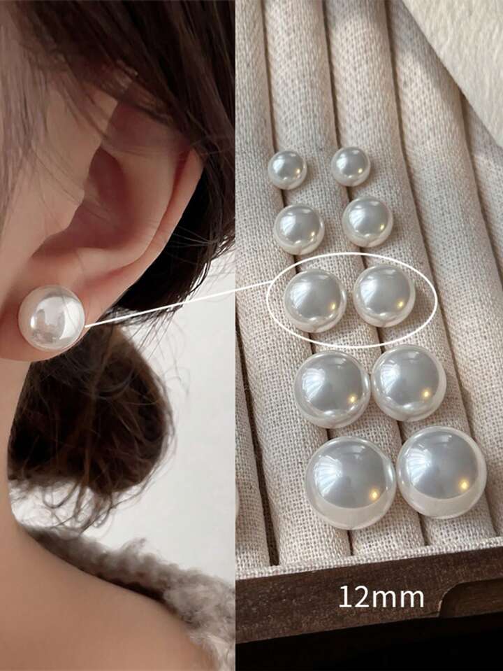 AGMES スターリングシルバー パール ピアス【関税なし】 シルバー]パールピアス – CENE