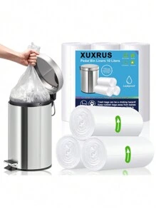 3 Rouleaux/26 Pièces (78 pièces) Petit Sac poubelle (45 cm/17,7 * 50 cm/19,6 po) Doublure de poubelle portative et épaissie, saine pour Salle de bain, Cuisine, Salon et Maison, Cuisine, Salle de bain, Maison, Fournisseurs pour la maison