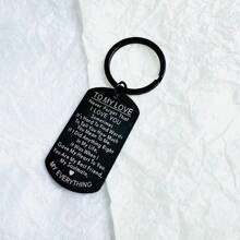 1 pieza Llavero "Para mi amor" como regalo para esposo, esposa, aniversario, San Valentín, cumpleaños, novia, novio, joyería para ella, él, San Valentín